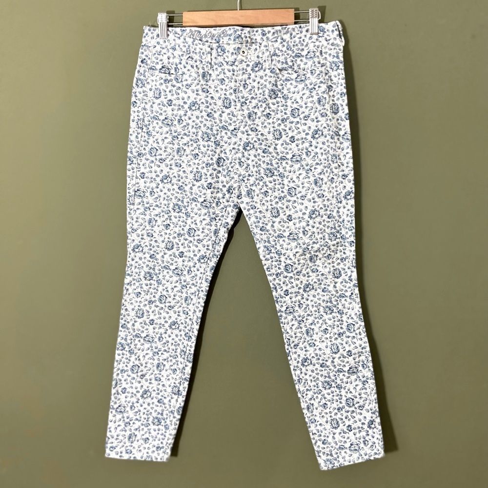 Madewell NWOT  high rise floral print skinny Jeans pants 29